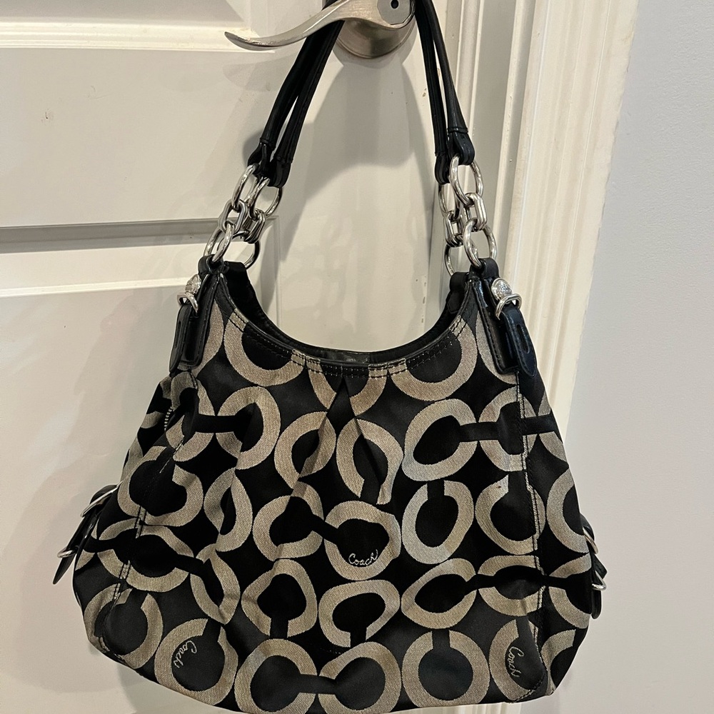 Coach- authentic coach purse. Black